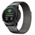 Garmin Stainless Steel Magnetic Strap - Durable QuickFit Band - SJB-DIAMOND ELITES