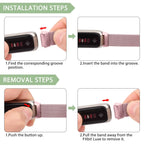 Fitbit Luxe Steel Magnetic Band - Elegant Mesh Design - SJB-DIAMOND ELITES