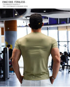 Man Plus Size Dry Fit Men's Sports T-shirts