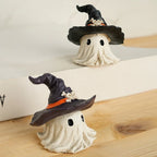 1PC Halloween Horror Hat Ghost Resin Craft Home Decor Scary Ornament Decoration Party Gift Spooky Collectible Art Fairy Garden Lootquake LLC