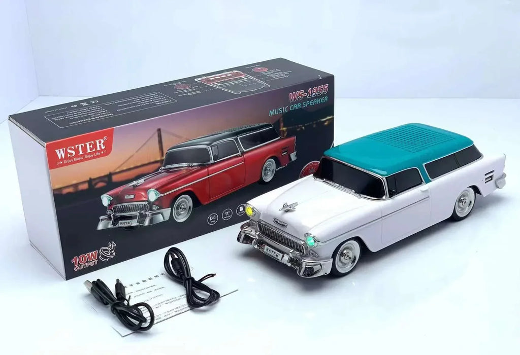 Wireless Bluetooth Speaker for PC Classic Car Shaped HIFI Boombox Support Fm Radio U Disk TF Card AUX Special Gifts Caixa De Som Lootquake LLC