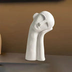 Scandinavian Abstract Contemplation Thinker Portrait Sculpture Decorative Art High End Light Luxury Home Soft Decoration Lootquake LLC