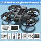 NEW for Genuine X226VR/X226 Mini Drones 8K Professional Remote Control Helicopter Plane RC Dron with Screen Quadcopter Toys Gift