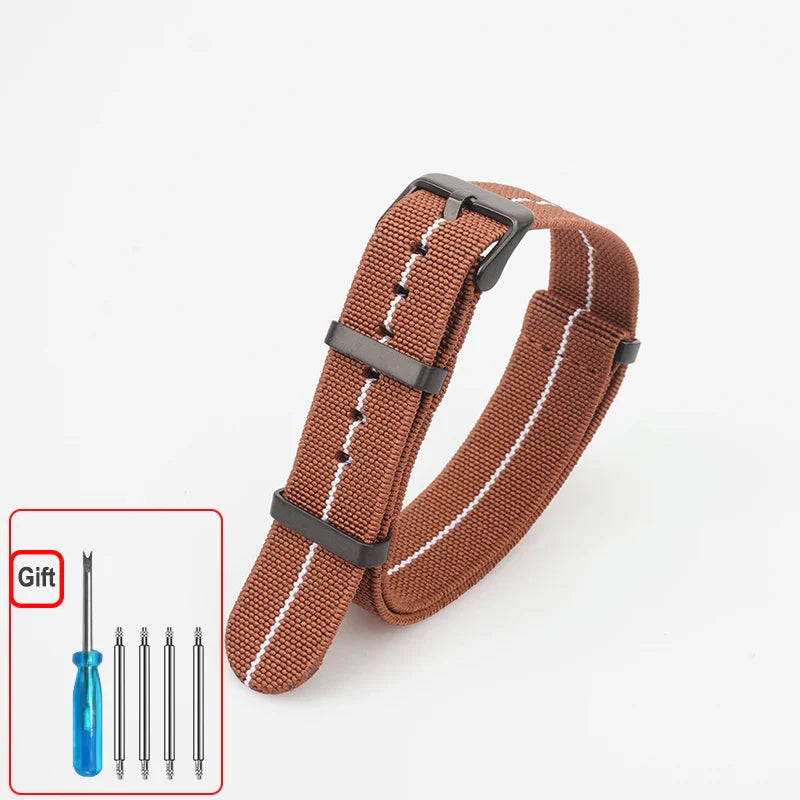 Amazfit Nylon Watch Band NATO Strap Waterproof Washable Elastic