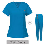 Multicolor Medical Surgery Scrub Set