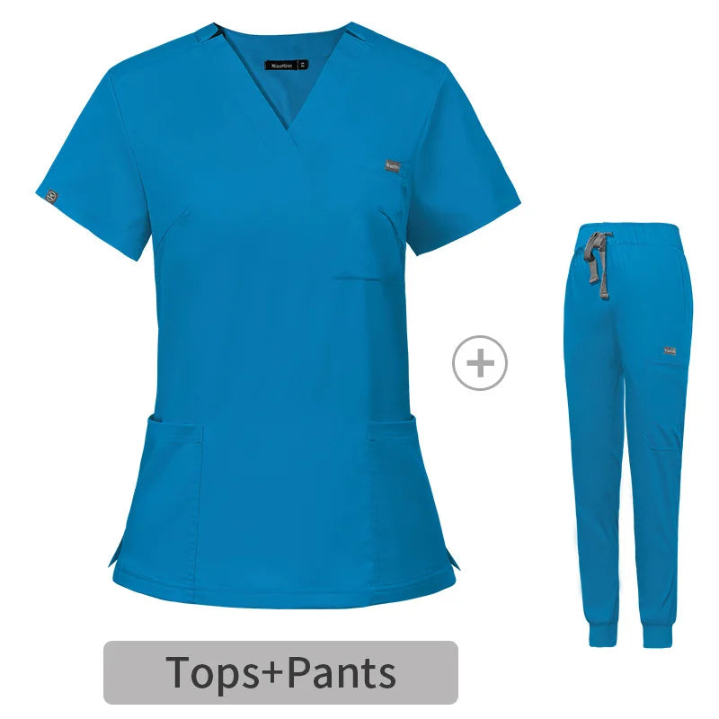 Multicolor Medical Surgery Scrub Set