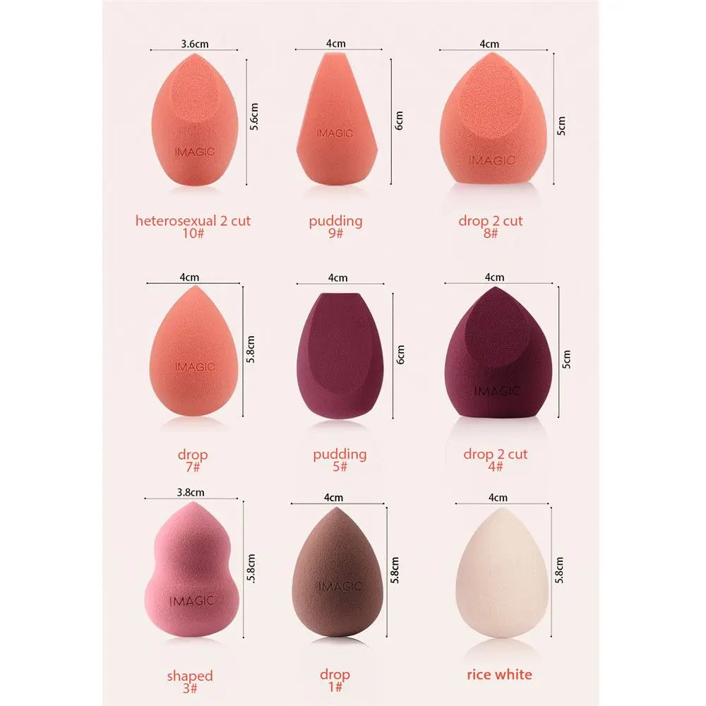 Fashion New Hot sale Makeup Sponge Powder Puff Wet Dry Dual Use Foundation Blender Smooth Cosmetic Puff Beauty Tool Accessories Lootquake LLC