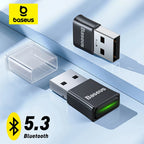 Baseus USB Bluetooth Adapter Bluetooth 5.3 Dongle Adaptador for PC Laptop Wireless Speaker Audio Receiver USB Transmitter Lootquake LLC