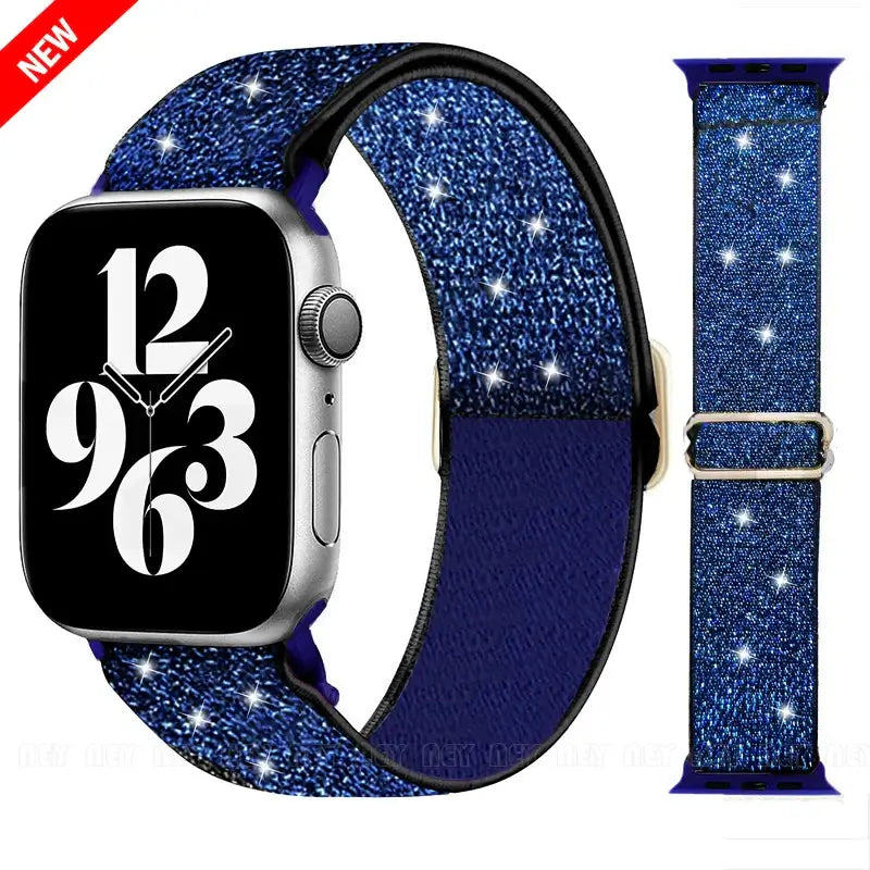 Apple Watch Nylon Band - Stylish, Durable, Elastic Design - SJB-DIAMOND ELITES