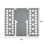 Plastic Clothes Folding Board Easy and Fast Kids Laundry Folder Shirt Folding Board Home Storage Tool for Kid Children Adults Lootquake LLC