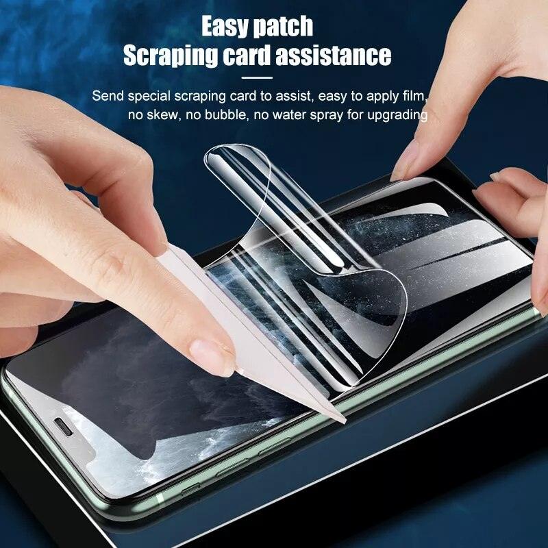 4PCS for IPhone 12 11 13 Pro Max Full Cover Film Screen Protectors Protective Film for IPhone 14 Pro X XR XS MAX 7 Plus Easy Installation Bubble Free HD Clear Scratch Resistant Anti-Fingerprint Tempered Glass Film Stevvex