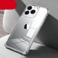 Phone Case For iPhone 14 13 12 Pro Max 14 Plus Shockproof Back Transparent Cover Camera Screen Protection Case Camera Cover Slim Clear Back with Shockproof Soft Bumper Frame Cover Stevvex