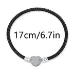 925 Silver Valentine's Day Snake Year Series Pendant Suitable for 925 Sterling Silver Original Women's Bracelet DIY Jewelry Gift Lootquake LLC