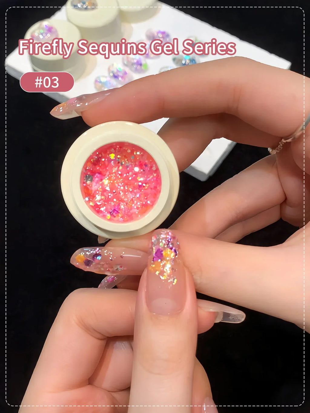 5g Fluorescent Disco Iuminous Sequin Gel Nail Polish Neon Ultraviolet LED Nail Gel Soak Off Gel Varnish Luminous Nail Art Gel Lootquake LLC