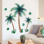 Giant Plant Palm Tree Vinyl Tile Wall Stickers For Bedroom Accessories Wallpaper Wall Decor Room Decor Living Room Decoration Lootquake LLC
