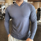 FlexFit Hooded Gym Tee - Long Sleeve