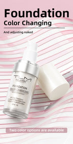 TLM Foundation Color Changing Mike Makeup For Full Coverage Blush Cream Brightening Moisturizing Longlasting Non-flading Makeup Lootquake LLC