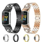 Fitbit Charge 5 6 3 4 Metal Band - Stylish Durable Strap - SJB-DIAMOND ELITES