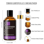 MAYJAM 1PCS 30ML Aromatherapy Essential Oil Lavender Vanilla Jasmine Eucalyptus Peppermint Aroma Oil for Diffuser Candle Soap Lootquake LLC
