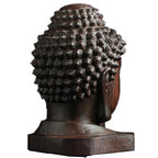 2.36'' Wood Sakyamuni Statue 6cm Wooden Buddha  Creative Tathagata Figurines Mahogany India  Head Crafts Car Decor