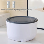 1pc Mini Trash Bin, Small Garbage Can For Desk, Food Waste Bin，Pet cat litter cleaning box，Portable trash can in car Lootquake LLC