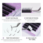 ANNAFRIS 2024 New Style Wool Roll False Eyelash 5D Wool Curly Eyelash Extension Natural Long Fluffy Soft Full Handmade Eye Lash Lootquake LLC