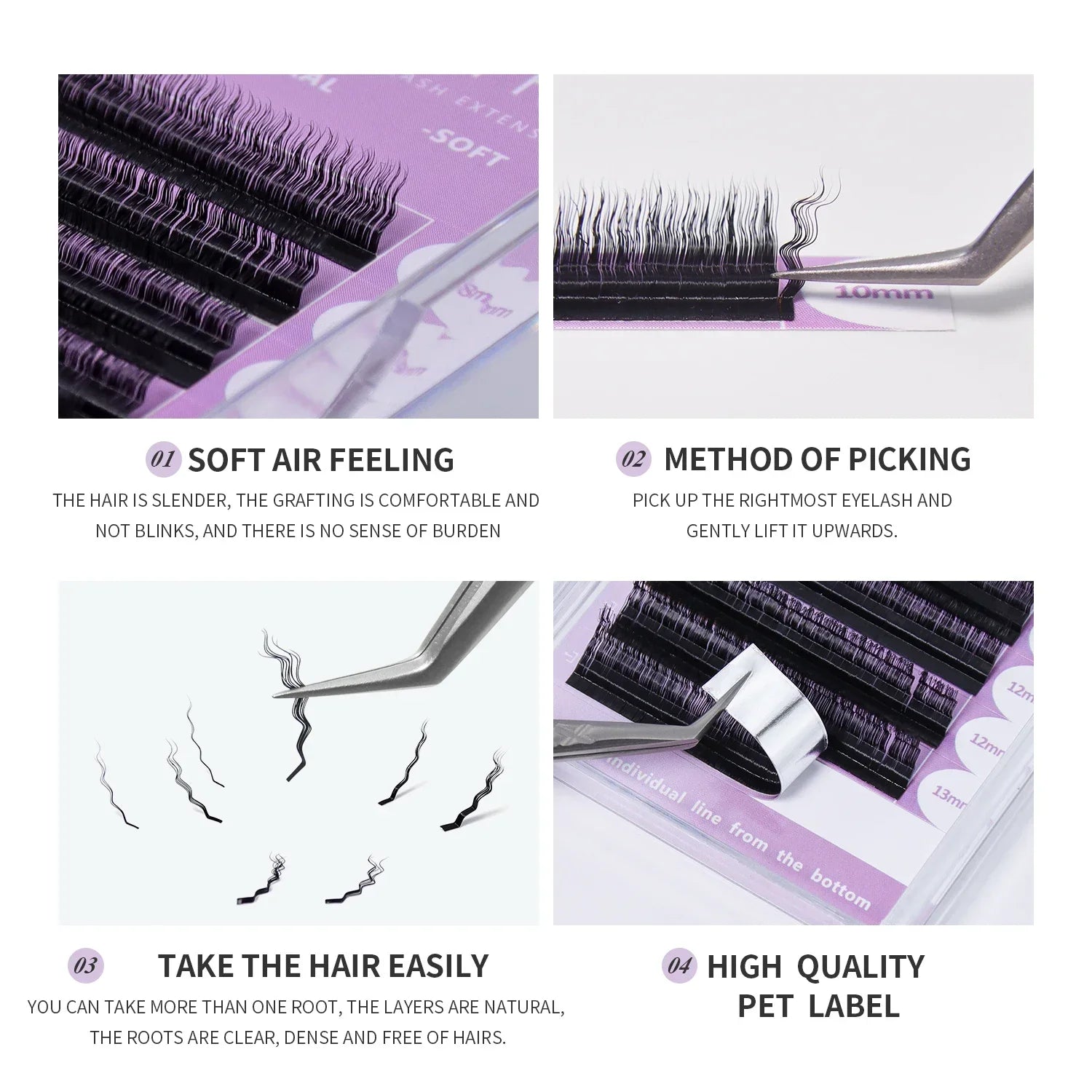 ANNAFRIS 2024 New Style Wool Roll False Eyelash 5D Wool Curly Eyelash Extension Natural Long Fluffy Soft Full Handmade Eye Lash Lootquake LLC