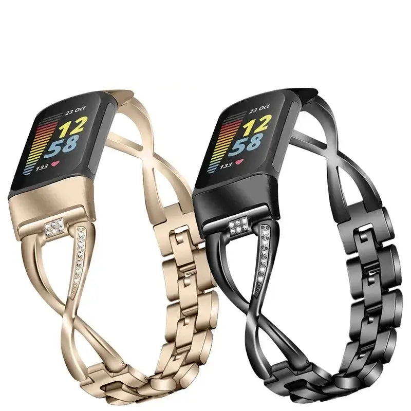 Fitbit Charge 5 6 Stainless Steel Band - Elegant and Durable - SJB-DIAMOND ELITES