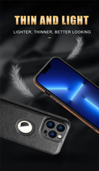 Luxury Leather Case for iPhone 14 13 12 11 Pro MAX XS XR 7 8 Plus Classic Silicone Phone Cover  Leather Case Thin Flexible Soft Grip Luxury PU Leather Cover for Men Durable Anti-Scratch Full Phone Cases Stevvex