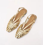 ZAROY Narrow Band Women Flat Sandals Large Size Designer Brand Banquet Wedding Shoes Summer Hollow Beach Gladiator Sandalias
