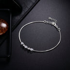 Fashion charm 925 Sterling Silver Bracelet for man woman Twisted rope chain fine jewelry Wedding party Christmas gift Lootquake LLC