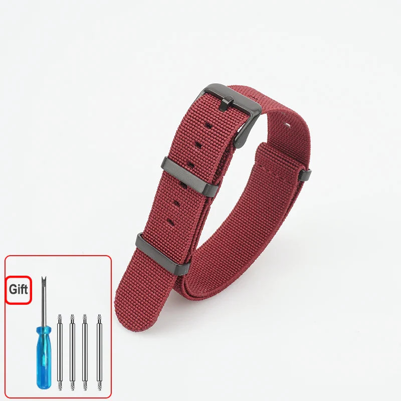 Amazfit Nylon Watch Band NATO Strap Waterproof Washable Elastic