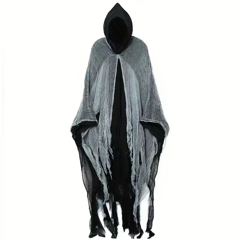 Halloween costume horror ghost clothes adult zombie cloak wizard robe wear secret room death dress up costume cloak Lootquake LLC