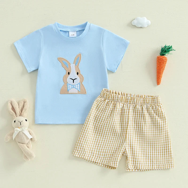 Toddler Girl Easter Outfit Floral Print Dress with Bunny Ear Headband 2 Piece Set for Spring Celebration and Photoshoot Lootquake LLC