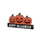 Fall Pumpkin Table Decor Halloween Desk Decorations Fall Table Decor Fall Wooden Table Sign Halloween Ornaments
