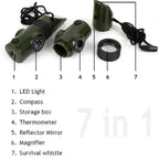 7 in 1 Jungle Survival Whistle