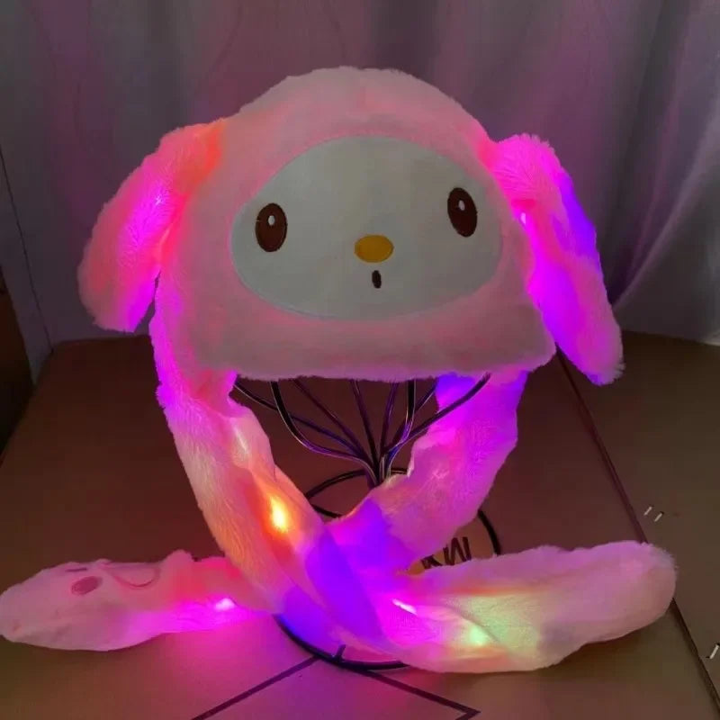 Glow-in-the-Dark Kuromi Plush Cap Pi-Mart