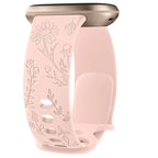 Fitbit Versa & Sense Silicone Band - Durable Floral Design - SJB-DIAMOND ELITES