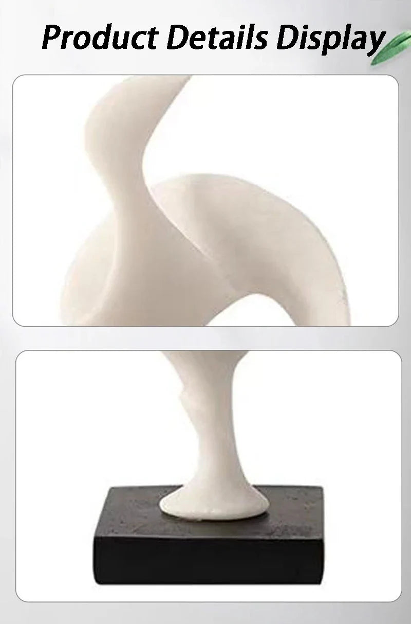 Creative Figurines Miniatures Abstract Sculpture Living Room Desktop Decoration Sculptures Modern Interior Aesthetic Ornaments Lootquake LLC