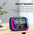 Smart Bluetooth Translator RGB Speaker 18 Languages Real-time Translation AI bluetooth 5.4 speaker with LCD display, game,alarm Lootquake LLC