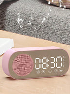 Wireless Bluetooth Speaker, Multi-functional Loud Subwoofer Clock, Mini AI Smart Alarm Clock Speaker Lootquake LLC