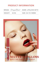 3 PCS Liquid Lipsticks Set Long Lasting Make Up For Women Korean Beauty Cosmetics Matte Lipsticks Waterproof Long lasting Lootquake LLC