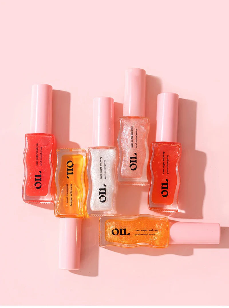Water Light Honey Essence Lip Oil Long Lasting Moisturizing Fruity Shimmer Jelly Reduce Lip Lines Liquid Lipstick Gloss Makeup Lootquake LLC