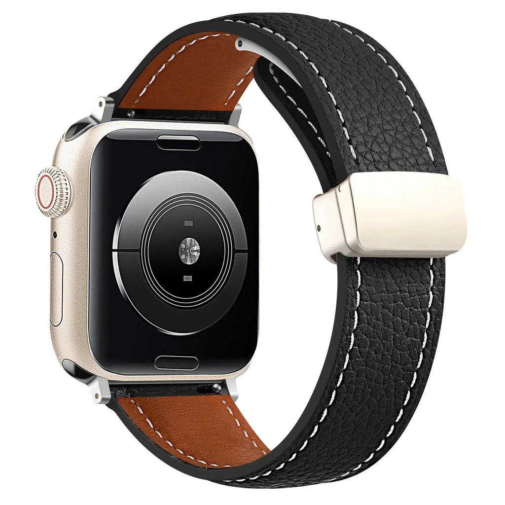 Apple Watch Leather Band - Premium Stylish Strap with Buckle BandsCo Straps