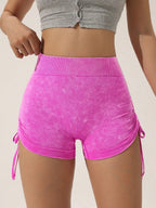 MatteFit Peach Lift Euro Style Women's Yoga Shorts THRIXINE