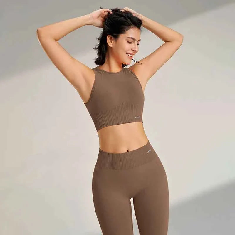 Women's High Waisted Leggings and Top THRIXINE