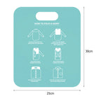 Plastic Clothes Folding Board Easy and Fast Kids Laundry Folder Shirt Folding Board Home Storage Tool for Kid Children Adults Lootquake LLC