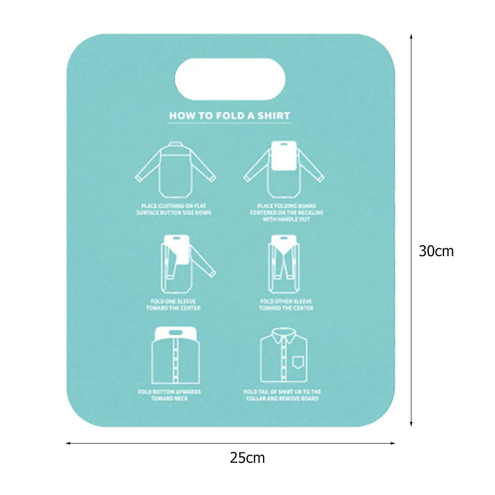 Plastic Clothes Folding Board Easy and Fast Kids Laundry Folder Shirt Folding Board Home Storage Tool for Kid Children Adults Lootquake LLC