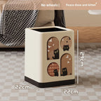 Premium Household Trash Can - Stylish Lidded Waste Bin with Wheels, Oversized Multipurpose Garbage Bin for Living Room & Bedroom Lootquake LLC