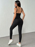 Black Backless Sling Jumpsuits Women Fashion Jumpsuits - SJB-DIAMOND ELITES